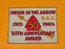 1965 Order of the Arrow 50th Anniversary Awar...