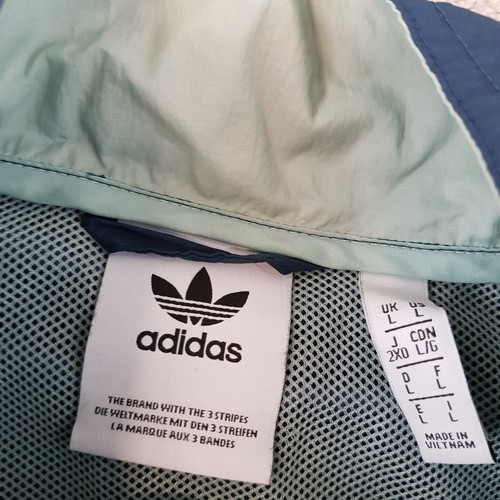 Adidas Herren Jacke Large Blau Windbreaker Firebird SST Trefoil Originals Track - Bild 3 von 9