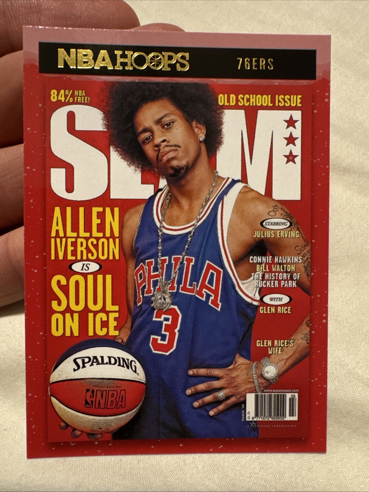 2020-21 Panini NBA Hoops - Slam Allen Iverson #1 Winter