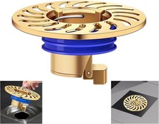 Odor Proof Floor Drain  Shower Floor Drain Backflow Preventer  One Way Drain V