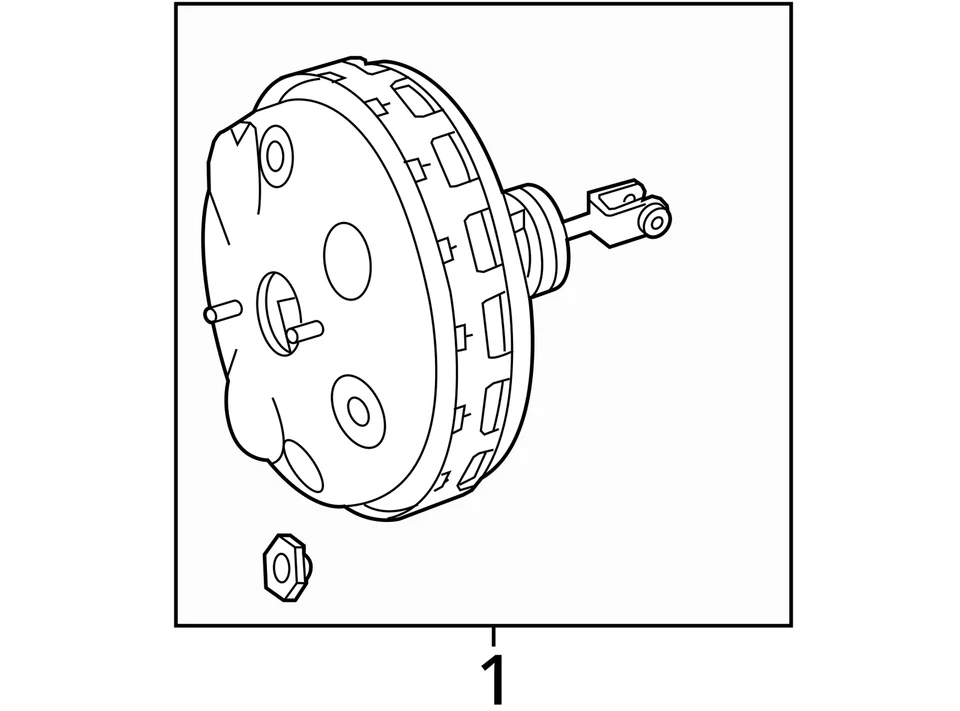 Potenciador de freno tipo 218 compatible con 14-18 MERCEDES CLASE CLS 6831463 Foto 4 de 4