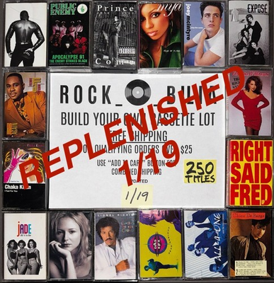 #ad $1 amp; UP 80s 90#x27;s POP Ramp;B ROCK CASSETTE BUY $25 GET FREE SHIPPING BUILD YOUR LOT $6.00