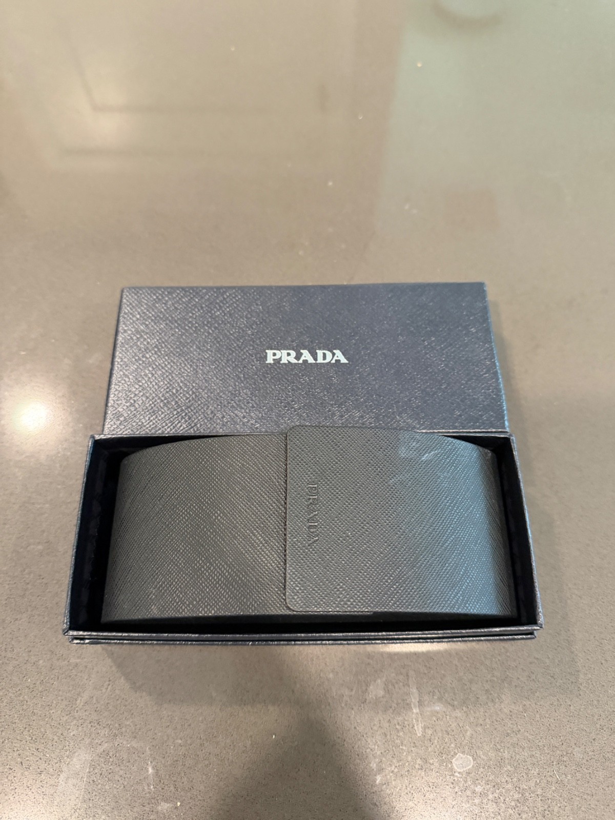 Prada Black Rectangle Sunglasses – Authentic – Ex… - image 5
