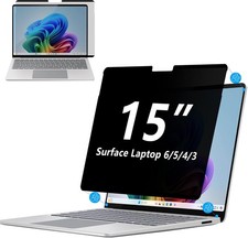 Screen Protector for Surface Laptop 15 Inch, Privacy, Anti-Glare, Removable