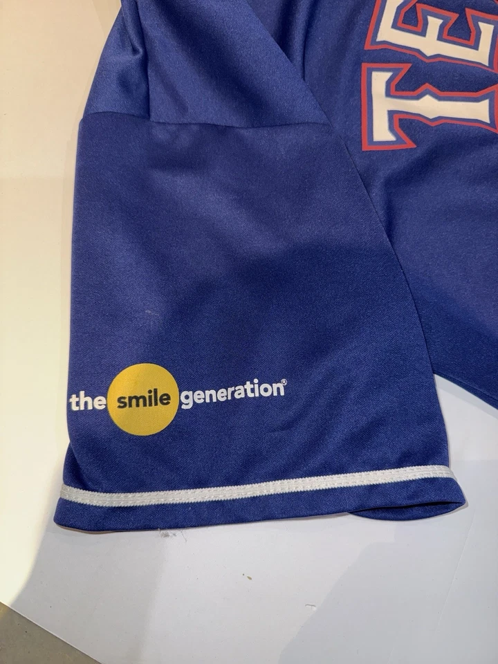 Camiseta Adrian Beltré 2011 Texas Rangers Serie Mundial Hombre Azul Alt Pequeña Foto 4 de 4