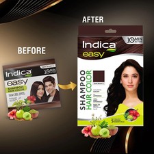 (Pack of 5 ) Indica Easy Shampoo Hair Colour ...
