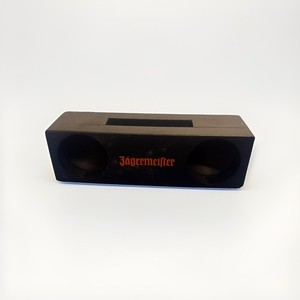Jägermeister Passive Phone Speaker Amplifier Dock - Black Rubber Bar Swag Promo