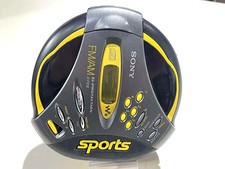 SONY D-FS18 Walkman Portable CD Player Yellow Black Weather Resistant Tested