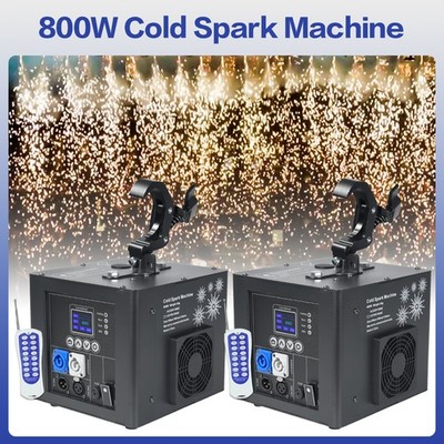 2x800W Inverted Hanging Cold Spark Fireworks Fountain Machine for Wedding Stage