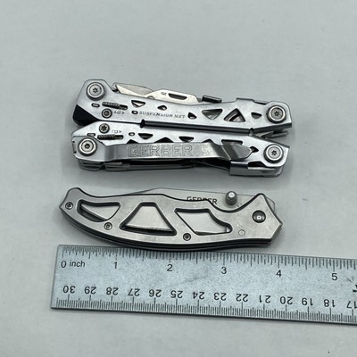 Gerber Suspension NXT & Paraframe I Knife Combo - Silver