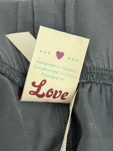 Matilda Jane Girl's 12 Character Counts Easy Peasy Big Ruffles Pants Gray - Picture 6 of 6