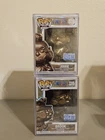 One Piece Funko Pop Lot Of 2 Plus Brook and Jinbe (Bronze) + Protectors