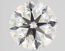 Certificate AGI 3 Carat Round Natural Mined Diamond Loose H color VS2 clarity