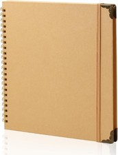 Scrapbook 80 Pages, Scrapbooking Supplies 8 x 8 In, junk journal Album Suitable
