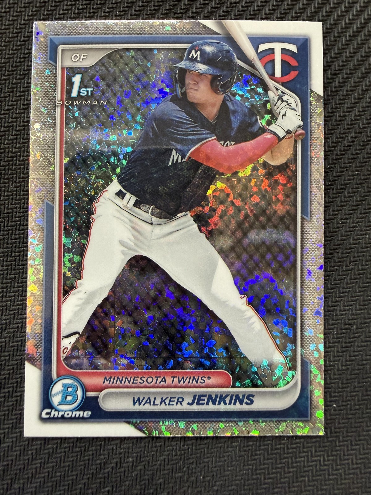 2024 Bowman #BCP-43 Walker Jenkins Chrome Prospects Mini-Diamond Refractors
