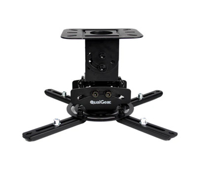 QualGear Universal Projector Ceiling Mount PRB-717-BLK - FREE SHIPPING USA