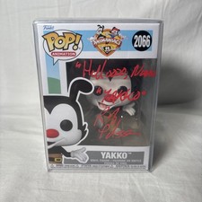 Funko Pop! Vinyl: Animaniacs - Yakko Warner #2066 Signed W/ Protective Case