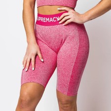 We Are SUPREMACY | Core Cycling Shorts - Bright Pink