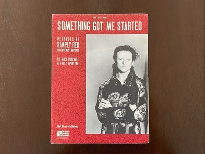 Simply Red, Something Got Me Started Sheet Music 1992