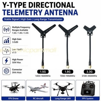 1.5G 1.8G 3.3G Telemetrieantenne Y-Typ Richtantenne FPV Antenne für FPV Drohnen