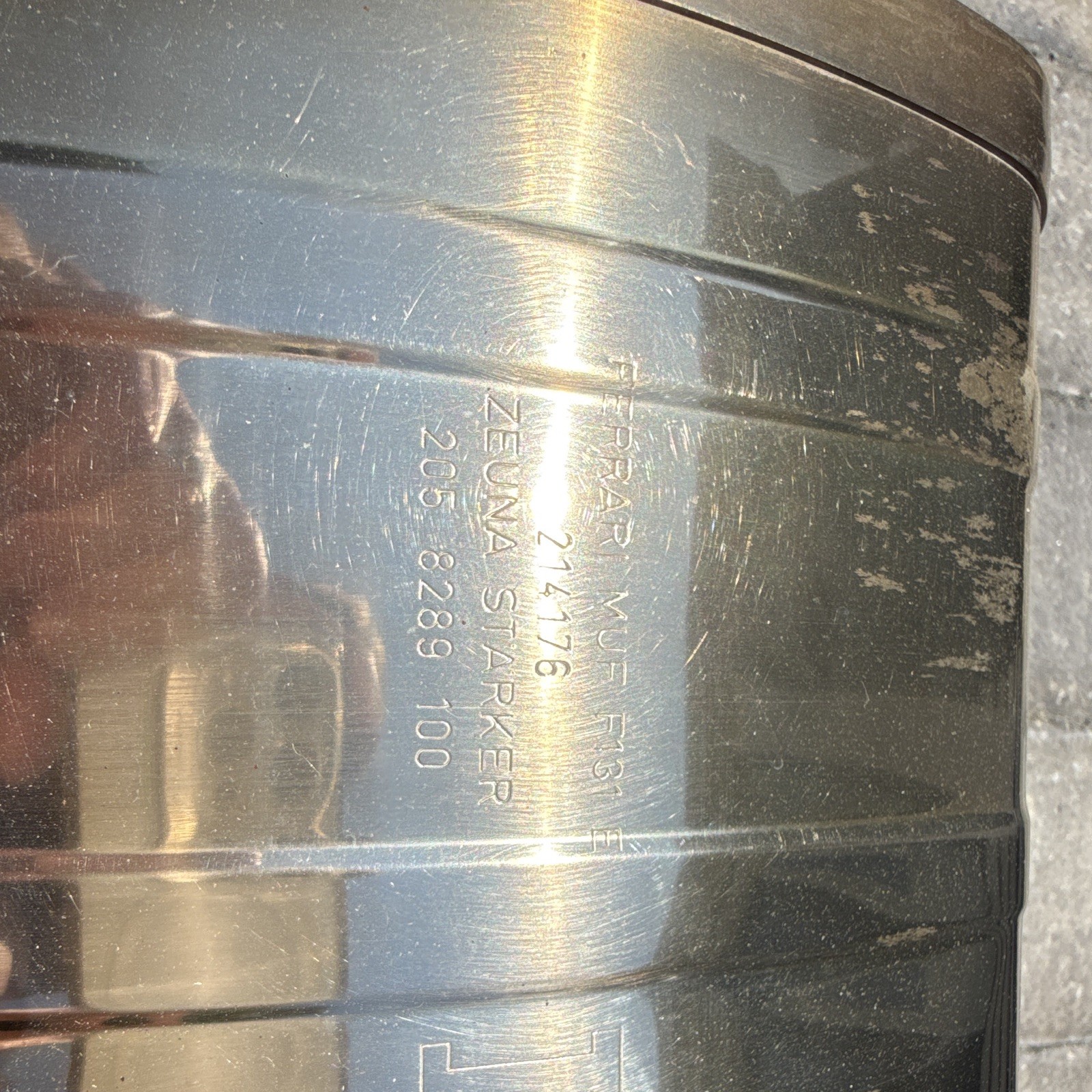 Ferrari F430 2005 REAR Resonator P/N 214176