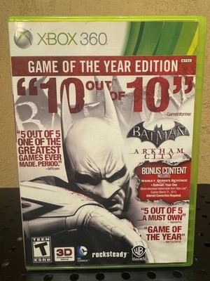 Batman: Arkham City -- Game of the Year Edition (Microsoft Xbox 360, 2012) CIB