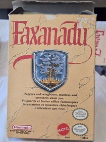 Faxanadu Nintendo NES Video Game CIB 