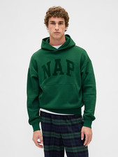 New GAP VintageSoft NAP Logo Hoodie