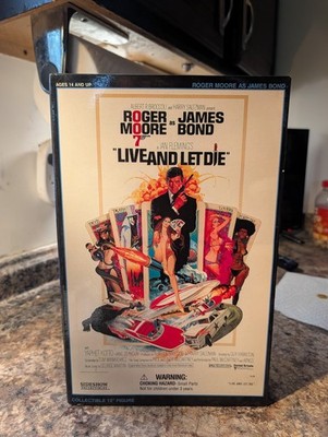 Sideshow Collectibles James Bond Live and Let Die Roger Moore 12'' Figure