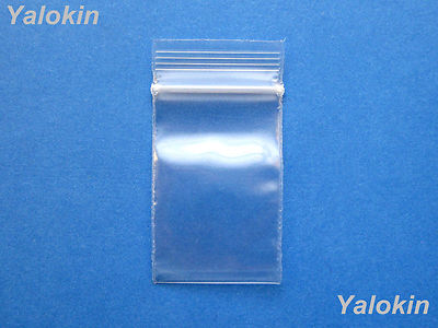 2 Mil Thickness - 100 Clear Recloseable Bags Size - 1'' x 1.5'' (25mm x 38mm)
