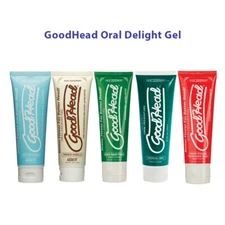 Doc Johnson Good Head Gel Oral Throat Lube 4 Oz  - Choose Flavor