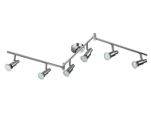 IMPTS LED Spotleuchte Deckenlampe 6-flammig Deckenstrahler Lampe GU10 Wohnzimmer - Bild 2 von 7