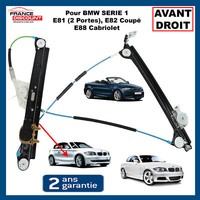 Leve Vitre Avant Droit Passager FüR BMW 1Er E81 E82 E88 51337165596 7286142