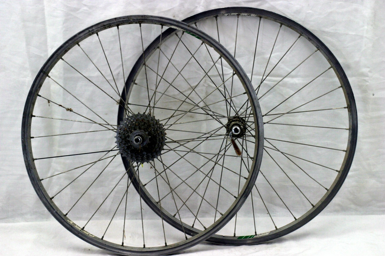 Campagnolo Campy Stheno 26 Wheels 22mm 130OLW Suntour Exage Hubs 7Spd Cahrity Campagnolo Campy Stheno 26 Wheels 22mm 130OLW Suntour Exage Hubs 7Spd Cahrity factory outlets