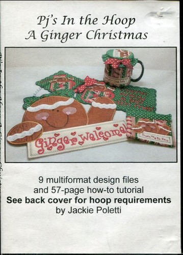 PJ'S IN THE HOOP - A GINGER CHRISTMAS - JACKIE POLETTI - DESIGN CD - Bild 1 von 3