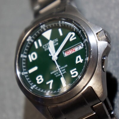 時計 CITIZENPMD56-2951 PROMASTER Citizen Promaster Land PMD56-2951 Eco-Drive Green Dial