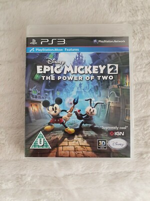Ps3 Epic Mickey 2 The Power Of Two PAL Komplett Disney