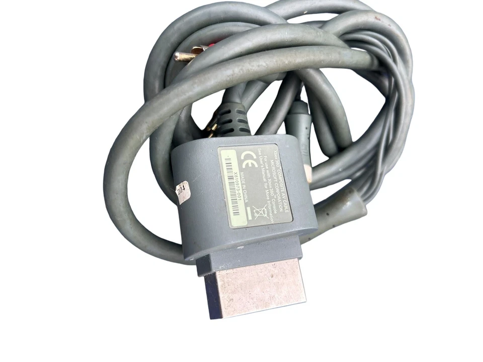 Genuine Microsoft Xbox 360 Component HD AV Cable Composite RCA HDTV Preowned OEM - Image 2 of 2