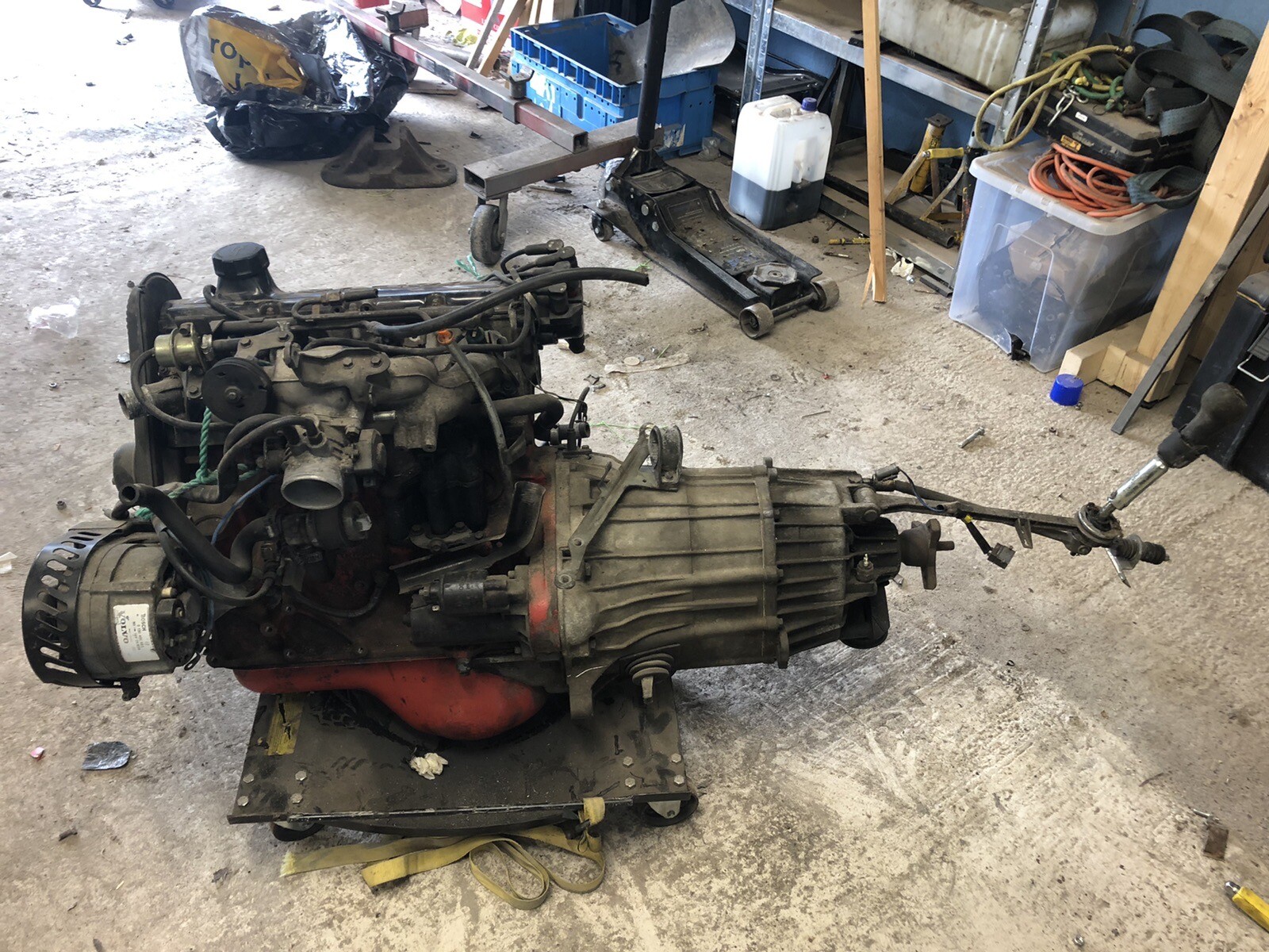 Volvo 940 Turbo Engine B230 Manual M90 Gearbox loom Complete Red Block