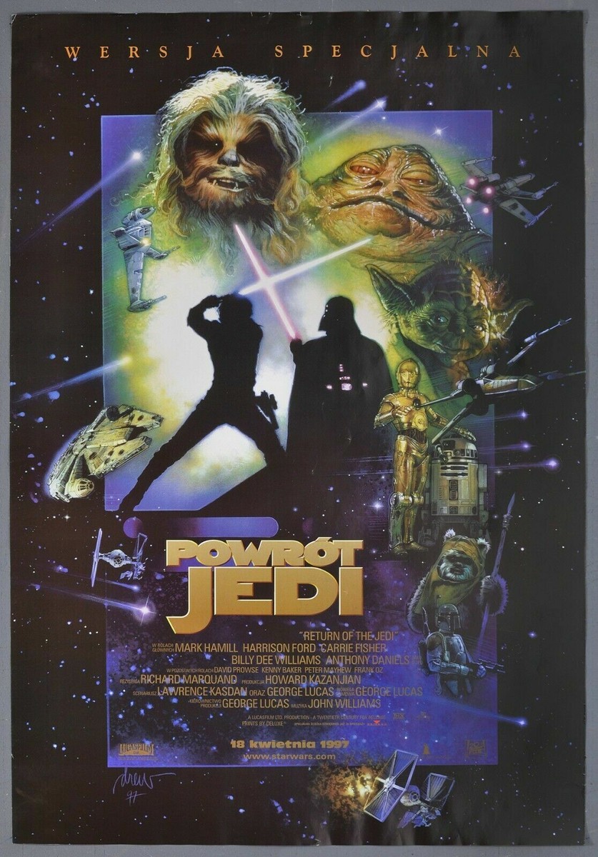 STAR WARS RETURN OF THE JEDI ポスター Star Wars: The Return of the Jedi Special Edition Polish