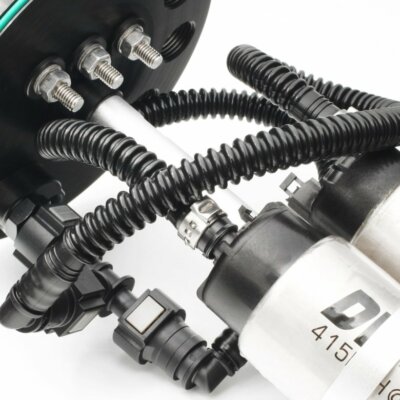 Nuke Performance 150-20-102 SAE ID8 Fuel pump mounting kit for Dual fuel pump