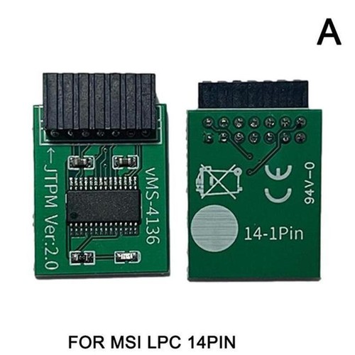 ☮Tpm2.0 Security Module Supports Multi-brand Motherboards 20-1pin 12 14 18 - Afbeelding 15 van 18