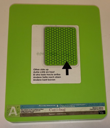Provo Craft Cuttlebug Spacer A Green! - Picture 7 of 12