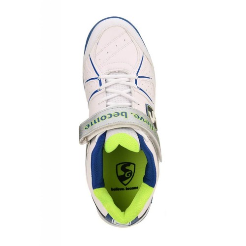 SG SPORTS CRICKET SHOES HILITE MENS WHITE BASE STUDS SIZE UK 7 comfort - Picture 4 of 4