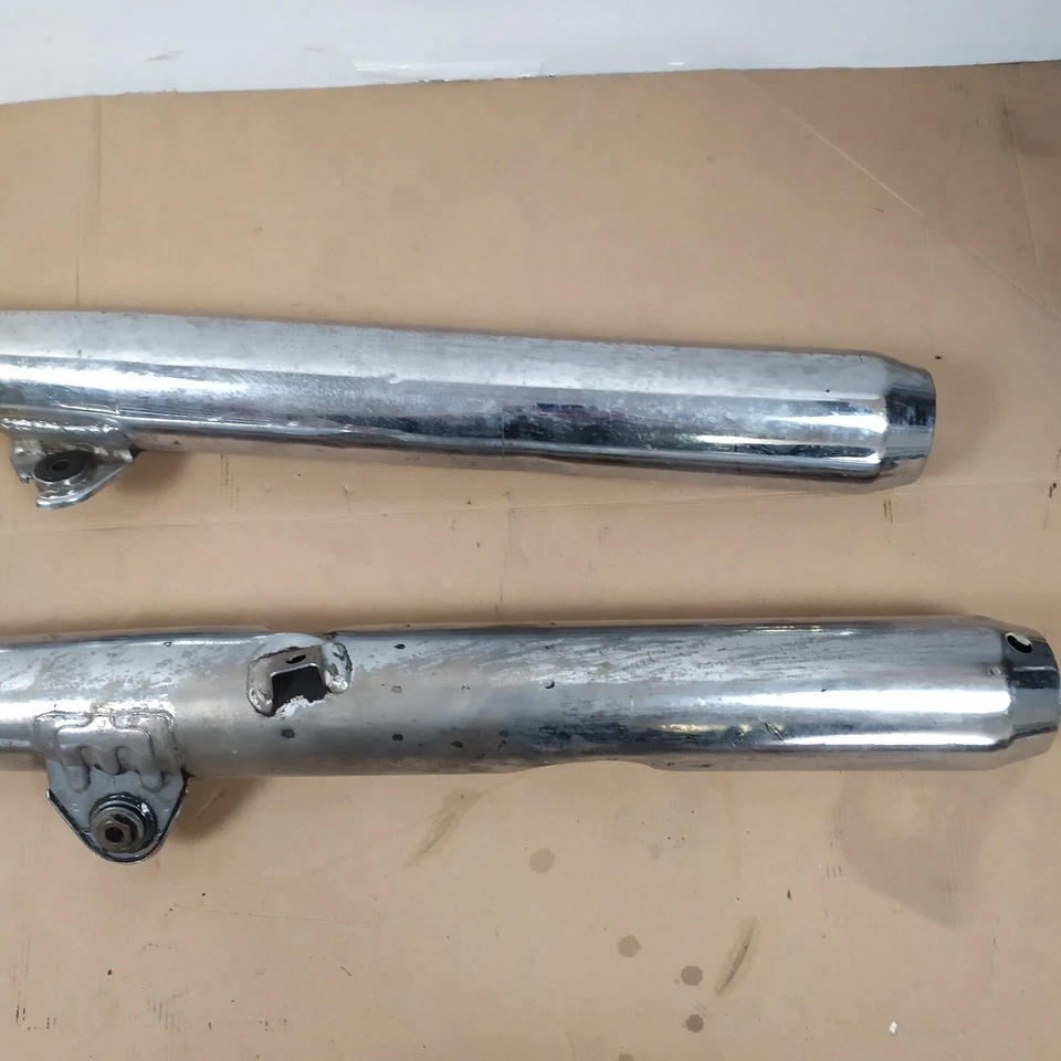 Yamaha DS7 Auspuff Rechts-Links Schalldämpfer exhaust Muffler Yamaha DS 7 #5806 - Imagem 2 de 4