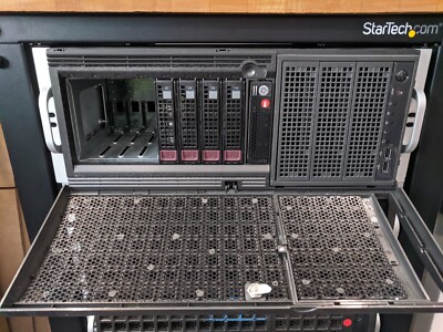 Supermicro CSE-747BTQ-R1K62B 4U Chassis Quad 4x GPU Dual LGA3647