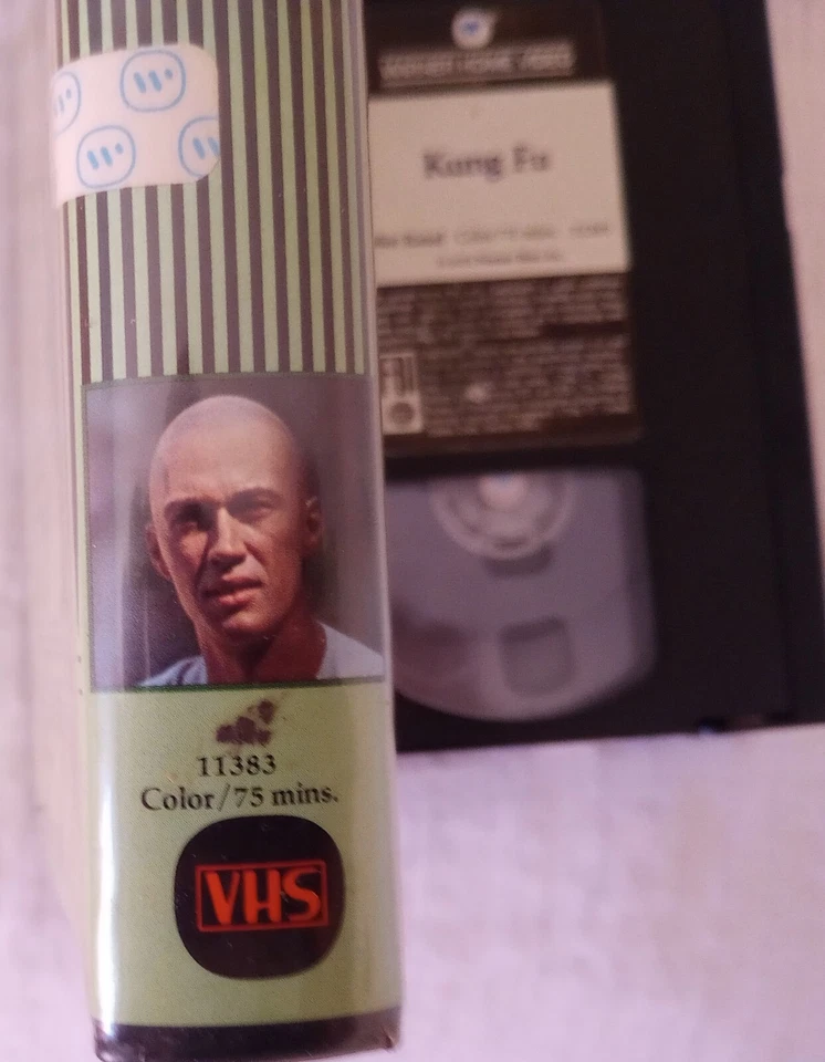 Kung Fu VHS With Clamshell Case Warner Bros Home Video David Carradine 1972 1984 - Image 3 of 4