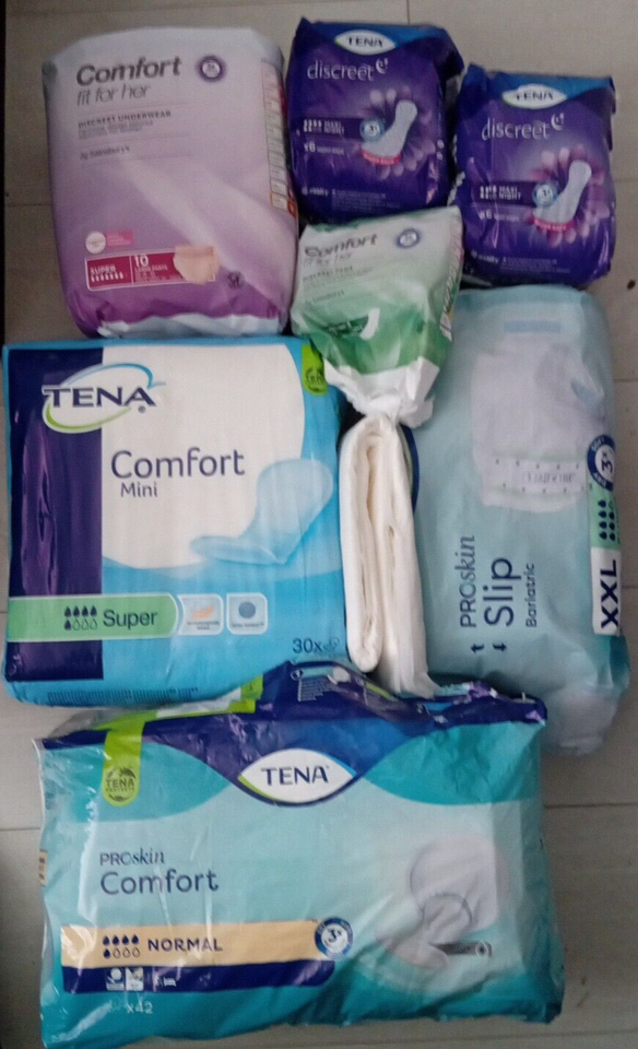 Bargain Bundle Ladies Incontinence Pads And Pants Various Sizes