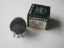 1 pc Clarostat Potentiometer 53C3 20K S RV4NAYSD 203A 19-8203 Replacement Part