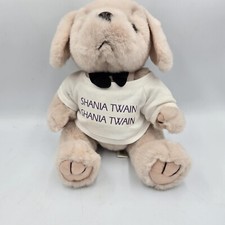 Oso de peluche marrón de peluche Shania Twain peluche Steven Smith animal Lovey 8"